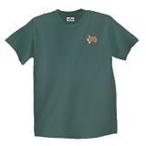 Unisex Collie Green Tee Shirt