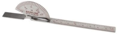 Chattanooga Baseline 43057 6" Finger &amp; Small Joint Goniometer - Stainless Steel