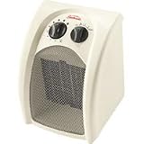 SunbeamTM Compact Ceramic Heater with Adjustable Thermostat - Model: SCH160
