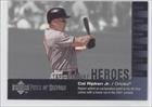 2002 UD Piece of History Tape Measure Heroes #TM2 - Cal Ripken