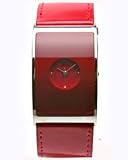 Ladies High Fashion Leather Band Watch<br>'Lipstick'