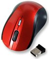 IMAGE OF CellularFactory: 2.4Ghz USB Cordless Mouse / Wireless Optical (Red Black) for Dell computer