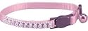East Side Collection Rhinestone Cat Collar Pink