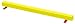 Textured Vinyl Covered Beams - Yellow, 6' Long - Gymnastics