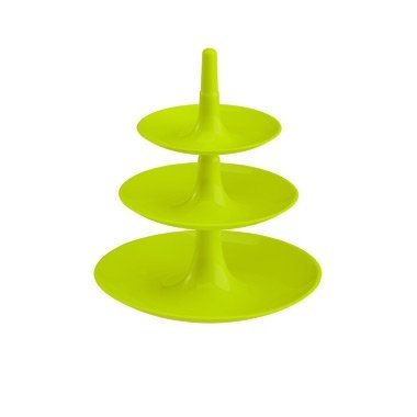 Koziol Babell Baby Cake Stand Olive Green/ Mustard