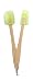 SiliconeZone Mini Spatula/Spoon Set, Translucent Green