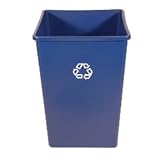 3959-73BLU - Square Recycling Container - Blue