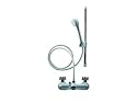 Croydex Ab210040 Bath Shower Mixer Set Silver