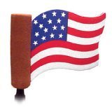 Cool USA Flag (Die Cut)