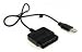 Speedlink bietet zahlreiches Zubeh�r f�r Konsolen und PC an und verbindet mit diesem Kabel beide 
Welten. Wer bereits eine Playstation 2 besitzt und das beliebte Gamepad auch am PC nutzen m�chte, 
war bisher mit einem inkompatiblen Anschluss konfrontiert, der mit diesem Adapter �berwunden 
wird.Sogar die Force Feedback Funktion kann dabei genutzt werden, wozu eine entsprechende 
Steuerungssoftware beiliegt. Der Anschluss am PC erfolgt mit USB.Technische Daten:verbindet:PS2 
GamepadPC via USB, Force Feedback nutzbar,