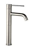 LaToscana ELBA Brushed Nickel Tall Basin Vessel Faucet