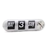Karlsson Flip Calendar Clock - Bubble White Kitchen & Housewares