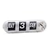 Karlsson Flip Calendar Clock - Bubble White