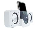 Greymobiles Ipod White Stereo Portable Speakers I Pod Nano 1Gb/2Gb/4Gb/8Gb...