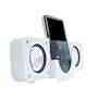 Greymobiles Ipod White Stereo Portable Speakers I Pod Nano 1Gb/2Gb/4Gb/8Gb...