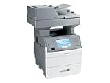 Lexmark X652de - Multifunction ( fax / copier / printer / scanner ) - B/W - laser - copying (up to): 45 ppm - printing (up to): 45 ppm - 650 sheets - 33.6 Kbps - Hi-Speed USB, 10/100 Base-TX, USB host X652DE MFP LASERPR P/C/S/ F 45PPM DUPLX 2400DPI Manufacturer Part Number 16M1260