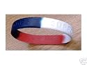 Support Our Troops Red & White & Blue Bracelet Wristband