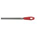 Nicholson Hand File with Handle (Carded), American Pattern, Double Cut, Half-Round, Coarse, 8" Length