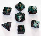 Pegasus Spiele 23615406 - W&uuml;rfel, Marble: Gr&uuml;n, 36er-Set in Acrylbox Preisvergleich