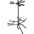 OnStage GS7352B Heavy Duty Triple Guitar Stand, Black