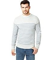 North Coast Pure Cotton Flecked Striped Jumper
