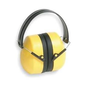 Condor 2AAG5 Ear Muff, Compact, 24 dB, Yellow
