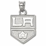 Los Angeles Kings 5/8" Primary Logo Pendant - Sterling Silver Jewelry