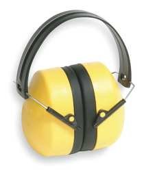 Condor 2AAG5 Ear Muff, Compact, 24 dB, Yellow