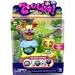 Zoobles Dog and Turtle + Happitats (Colors Vary)