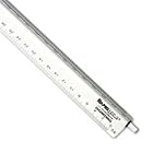 Chartpak 240 Adjustable Triangular Scale for Engineers, 12 Aluminum w Scale Dial by Rulers