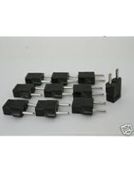 CE: Ckitze EU-10PK European Travel Power Adapter Converter Plug, 10 Pack - Gandhi Appliances LLC.