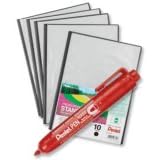 Pentel NX50 Permanent Marker Bullet Tip Red Ref NX50-B [Pack 12 and FREE Presentation File] Jan-Mar 2008