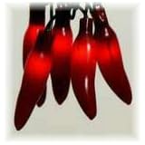Red Hot Chili Pepper String Lights - Set of 35 - Red