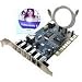Electronics : 8 Port Combo USB2.0 & Firewire PCI Card Kit with Firewire Cable and Ulead Videostudio 8 SE