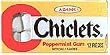 Cadbury Adams, Chiclets Gum Peppermint 12 ea X 20Packs