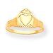 14k Claddaugh Childrens Ring - Size 3