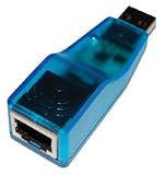 USB 1.1 RJ45 LAN Adaptor (Product Code: 52528 P505.987)