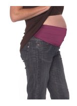 Ingrid & Isabel Women's Maternity Everyday BellaBand, Currant, Size One