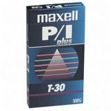 MAXELL T-30 PLUS Professional Videocassette for Time-Lapse Use by Maxell