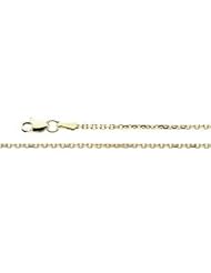 Diamond Cut Cable Cable Chain 14K Gold Yellow Ch125 16 Inch