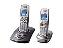 Panasonic KX-TG8322GS, Schnurlostelefon mit AB und zusätzlichem Mobilteil inkl. Ladeschale, Duo, silber