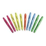 Retract. Highlighters, Chisel Tip, 5/ST, Assorted (NSN5548211)