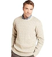 Blue Harbour Pure Cotton Cable Knit Jumper