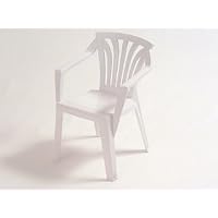 Children's classic designer plastic white chair