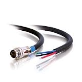 Cables To Go RapidRun 12 Pin with Key Unterminated Flying Lead - Video / audio cable - MUVI connector (M) - bare wire - black