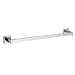 Bobrick 673x24 304 Stainless Steel Surface Mounted Square Towel Bar, Bright Finish, 24" Length