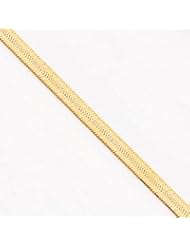 Ann Harrington Jewelry 14k Yellow Gold 4 mm Silky Herringbone Chain