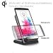 Tmvel T2 Wireless Charger Charging Mount Cradle Stand for Qi-Enabled Phones and Tablets LG G3, Nexus 5, Samsung, iPhone - Retail Packaging - Black RS.4049.00