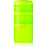 BlenderBottle ProStak Twist n' Lock Storage Jars Expansion 3-Pak with Pill Tray