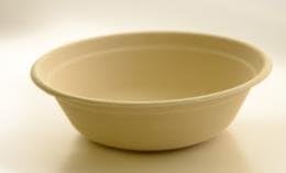 32 oz Biodegratable Bamboo Bowl (Package of 125)